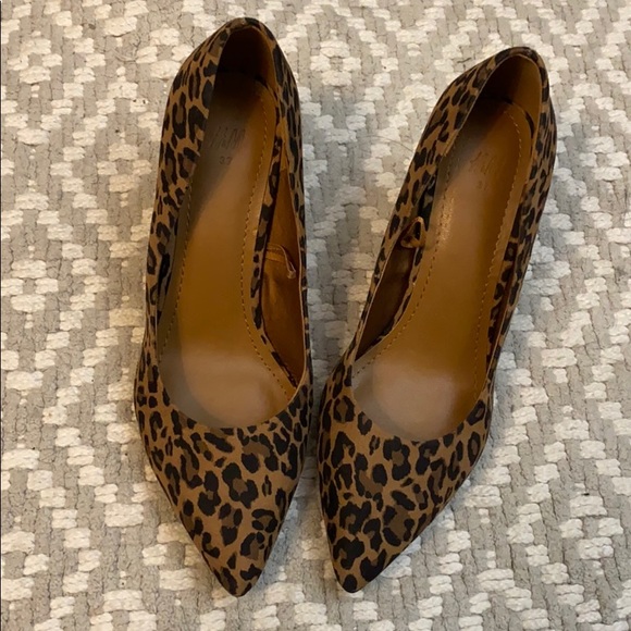 H&M leopard pump - size 37.5 - Picture 1 of 2